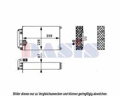 AKS DASIS 820325n -  Испаритель, кондиционер